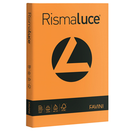 Carta RISMALUCE 90gr A4 300fg arancio 56 Favini