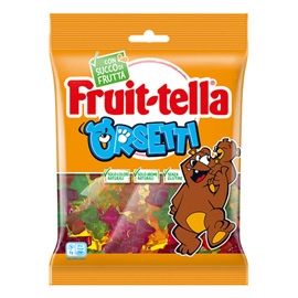 Caramelle gommose Fruit-tella Orsetti f.to pocket 90gr