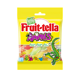 Caramelle gommose Fruit-tella Animals f.to pocket 90gr