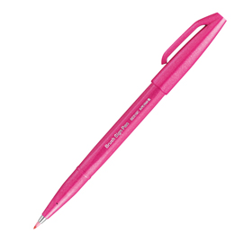 Sign Pen Brush rosa Pentel