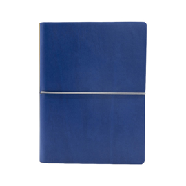 Taccuino EVO CIAK f.to 15x21cm fogli bianchi copertina blu INTEMPO