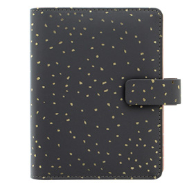 Organiser f.to Personal 187x153x40mm c/cinturino Confetti nero Filofax