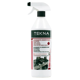 Disinfettante detergente alcolico senza profumo 1lt Tekna