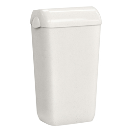 Cestino gettacarte con coperchio 23 L bianco Woodplastic