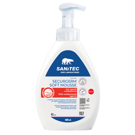 Sapone in mousse 600ml con antibatterico Securgerm Sanitec