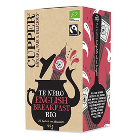 Confezione 20 filtri TE' nero English Breakfast Cupper