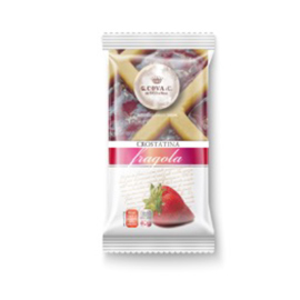 Confezione 30 crostatine 45gr gusto Fragola