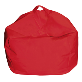 Pouf Comodone rosso H 62x65 Ø cm