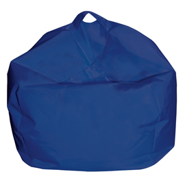 Pouf Comodone blu H 62x65 Ø cm