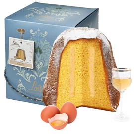 Pandoro Zabaione Linea Top Damasco 1000gr Loison