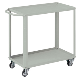 Carrello 3 vasche da 80x45cm grigio