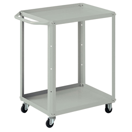 Carrello 2 vasche da 60x45cm grigio