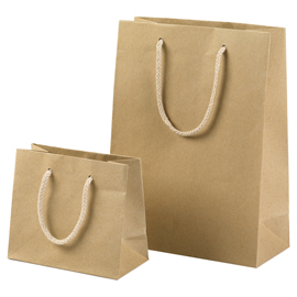 12 shopper carta kraft 16x19+8cm avana