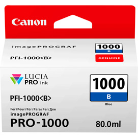 CARTUCCIA BLU PER CANON PFI-1000