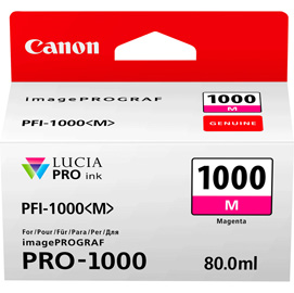 CARTUCCIA MAGENTA PER CANON PFI-1000