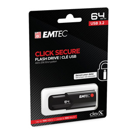 Emtec Memoria B120 Clicksecure 64GB