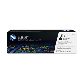 CONFEZIONE DI 2 TONER NERO HP 131X