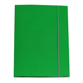 Cartella con elastico 25x34cm Verde Queen Starline