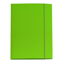 Cartella con elastico 25x34cm Verde prato Queen Starline